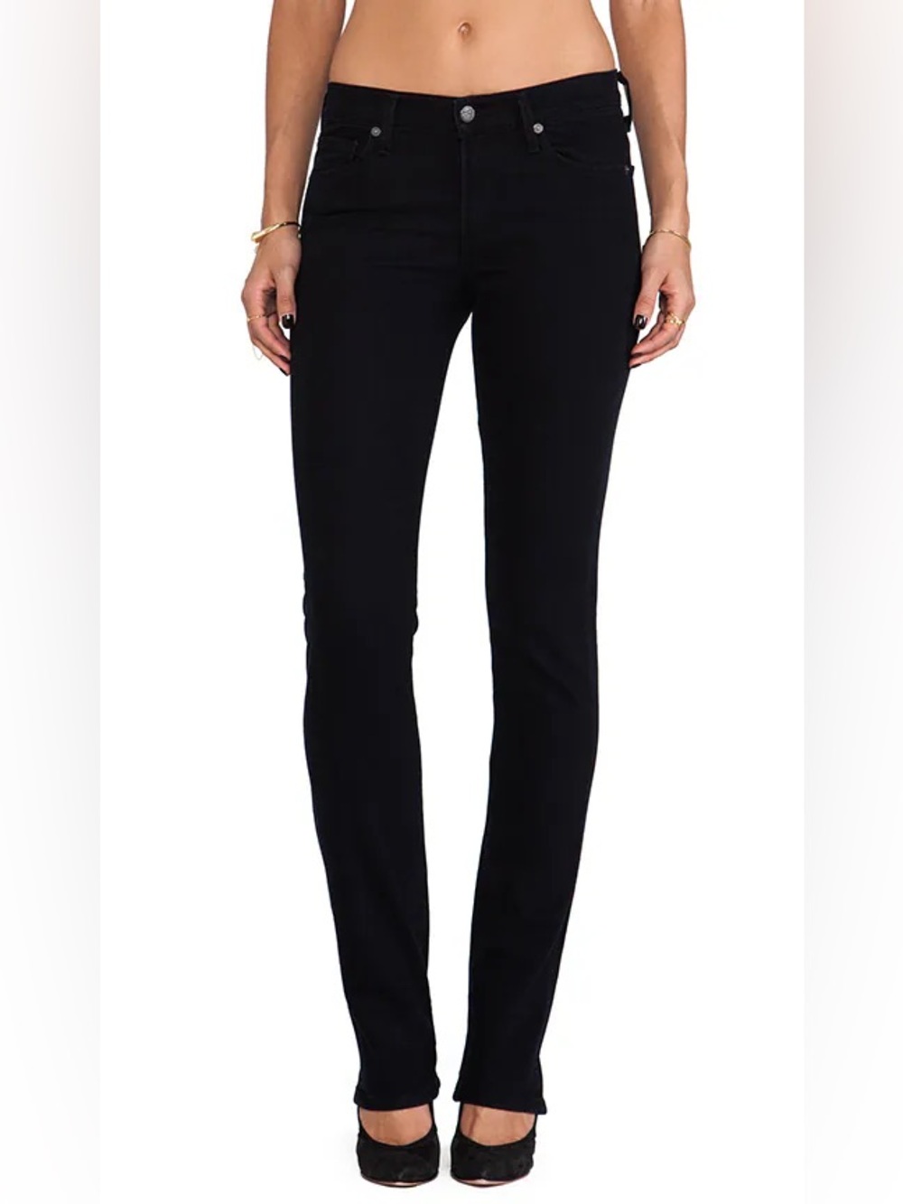 NWT - Citizens of Humanity SIZE 28 ~ black Elson jeans - super SOFT!